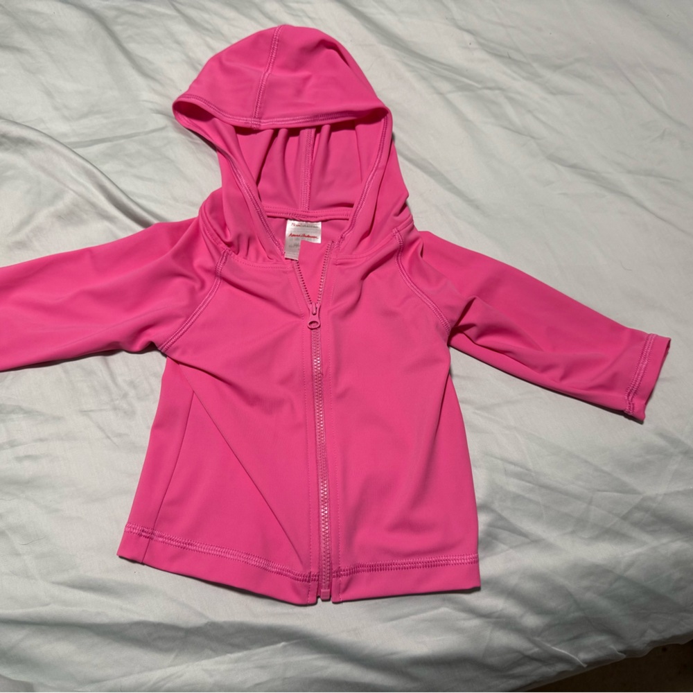 Hanna Andersson Pink Baby UV Hoodie